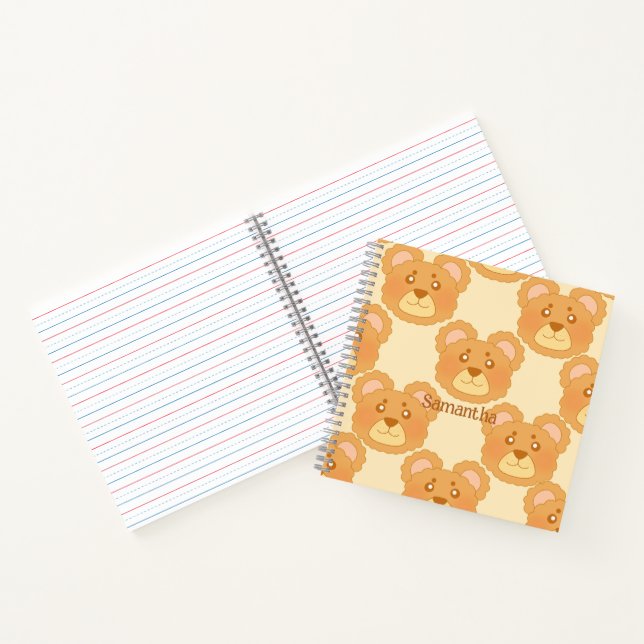 Niedlicher Bär Notizbuch (Innenseite)