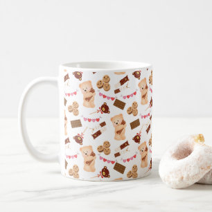 Niedlicher Bär und Schokolade Kaffeetasse