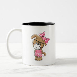 Niedlicher Bär Zweifarbige Tasse