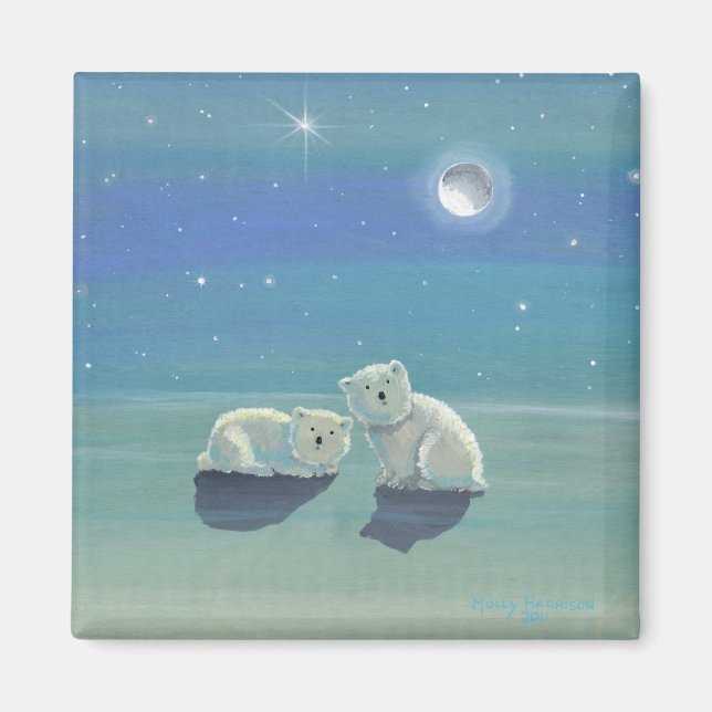 Niedlicher Bärenmagnet Magnet (Vorne)