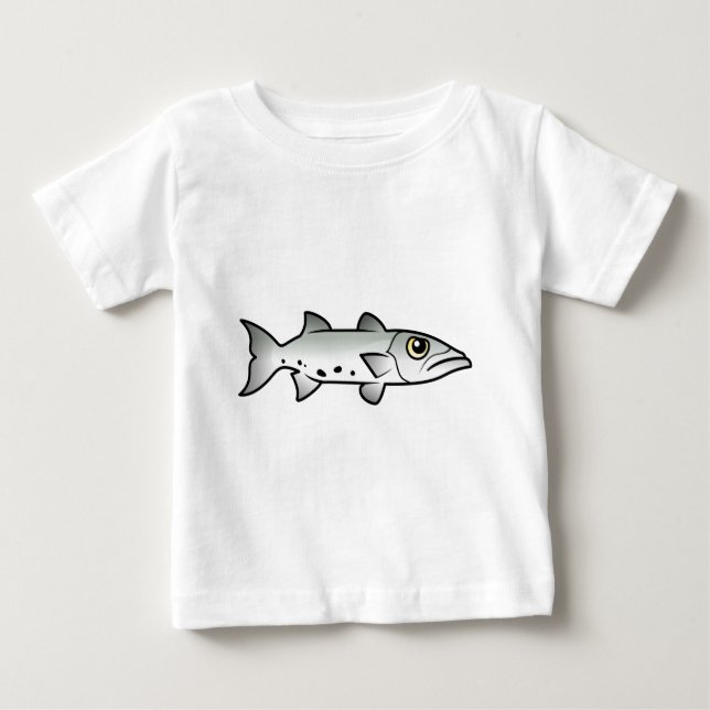 Niedlicher Barracuda Baby T-shirt (Vorderseite)