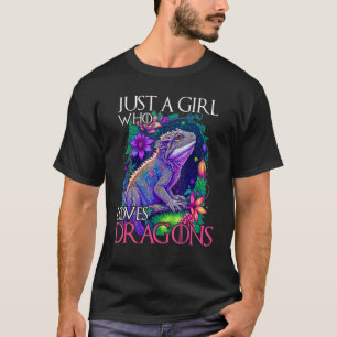 Niedlicher Bartdrache für Frauen Bartagame T-Shirt