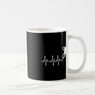 Niedlicher Basketball für Damen und Herren Trainer Kaffeetasse