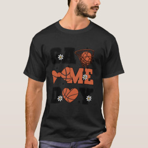 Niedlicher Basketballspieltag und Herzbasketball T-Shirt