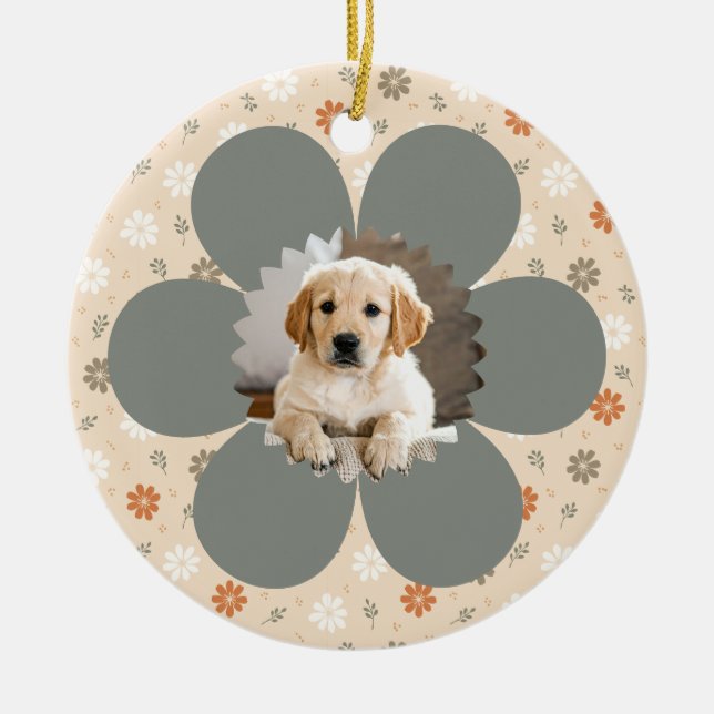 Niedlicher Bauernhof Keramik Ornament (Vorne)