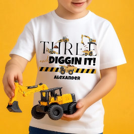 Niedlicher Baukasten 3. Geburtstag Kleinkind Baby T-shirt