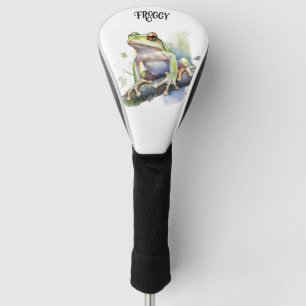 Niedlicher Baumfrosch, kundenspezifisch Golf Headcover