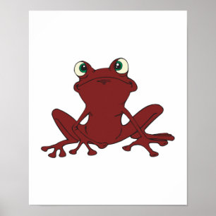 niedlicher Baumfrosch Poster