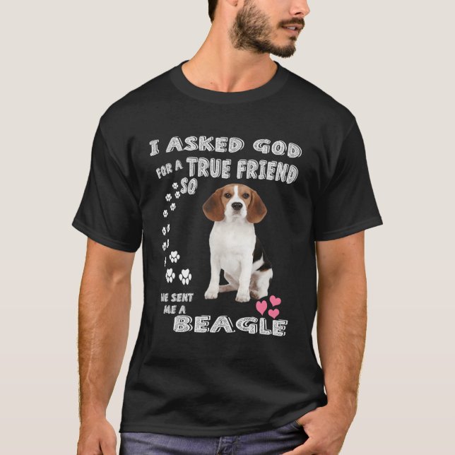 Niedlicher Beagle Geschenke Funny English Beagle K T-Shirt (Vorderseite)