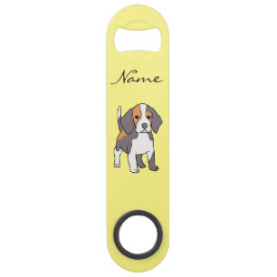 Niedlicher Beagle Hund Rasse Thunder_Cove Speed Flaschenöffner