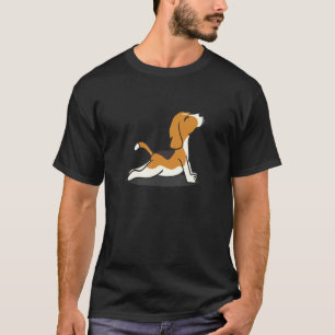 Niedlicher Beagle Hund S Cool Yoga Fitnessstudio F T-Shirt