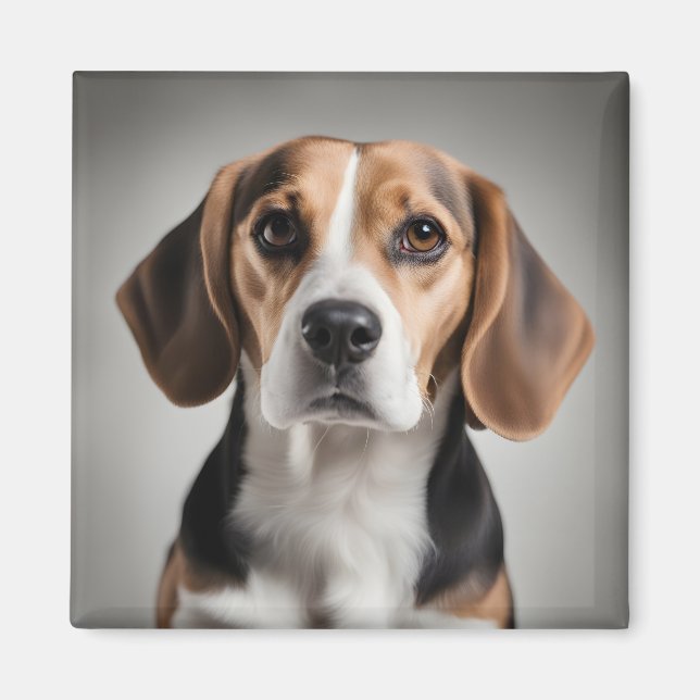 Niedlicher Beagle Magnet (Vorne)