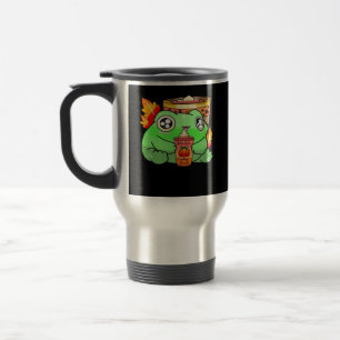 Niedlicher Beängstigender Frosch Pumpkin Gewürz La Reisebecher