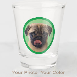 Niedlicher Begleiter Mops Hund Lover Foto Kleine G Schnapsglas