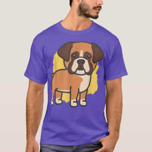 Niedlicher Besitzer des Boxer Hundes Welpe Pet Dog T-Shirt