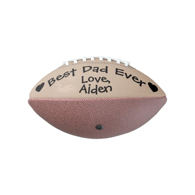 Niedlicher bester Vater je braun Personalisiertes  Football (Gedreht 270)