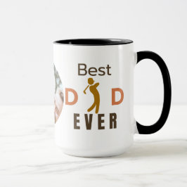 Niedlicher bester Vater je Golfer Fathon Foto Tasse