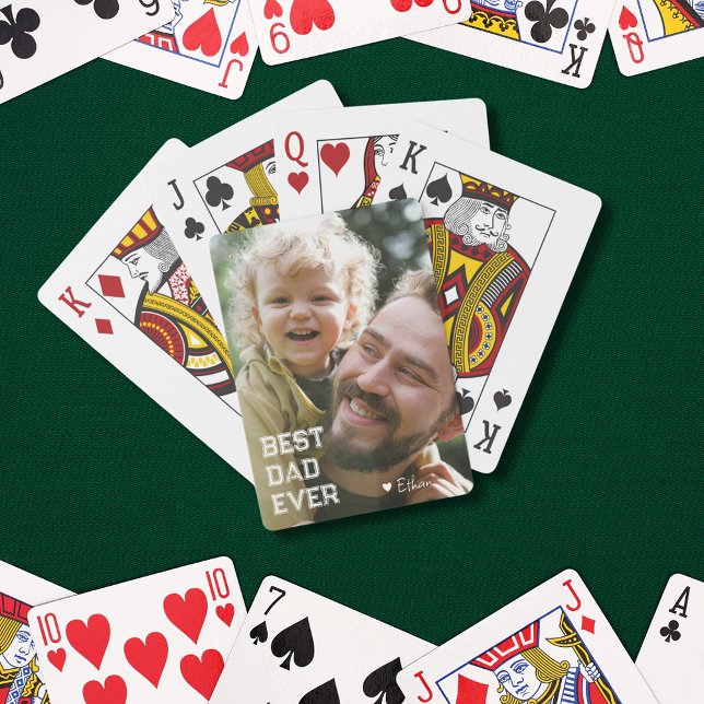 Niedlicher bester Vater je Spielkarten (Cute Best Dad Ever Playing Cards
)