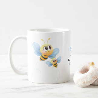 Niedlicher Bienen Bibelvers scherzt Tasse
