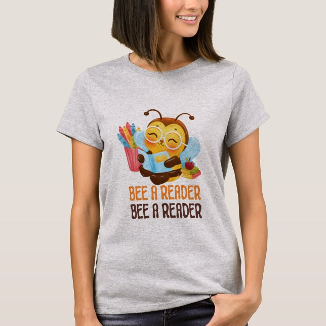 Niedlicher Bienenbuch-T - Shirt (Vorderseite)