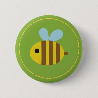 Niedlicher Bienenknopf Button
