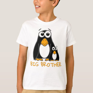 Niedlicher Big Brother Penguin Schwindler Cartoon  T-Shirt