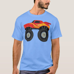 Niedlicher Big Car Fans Coole LKW Roter Monster Tr T-Shirt