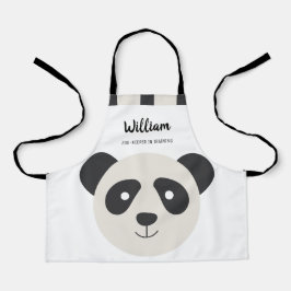 Niedlicher BIG Cartoon Panda Zoo Schütze bei der A Schürze