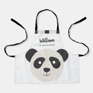 Niedlicher BIG Cartoon Panda Zoo Schütze bei der A Schürze