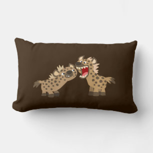 Niedlicher Big Teethed Cartoon Hyenas Kissen