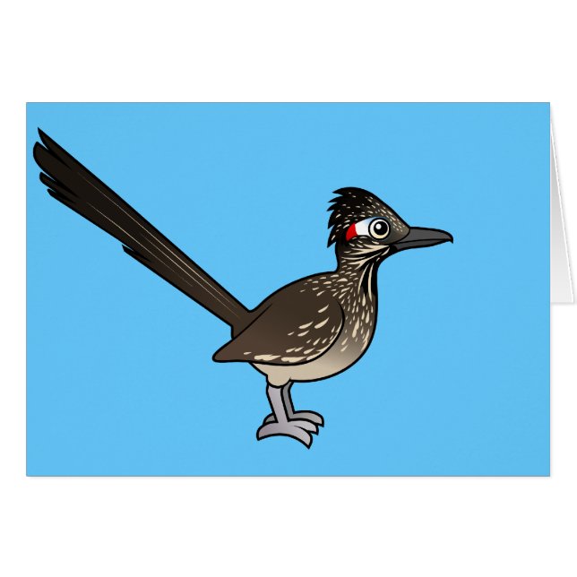 Niedlicher Birdorable Roadrunner (Vorderseite (Horizontal))