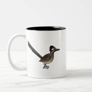 Niedlicher Birdorable Roadrunner Zweifarbige Tasse