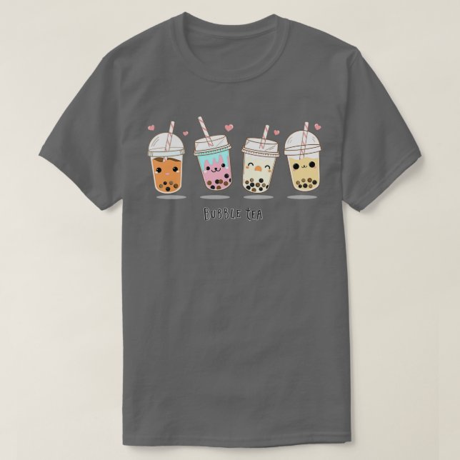 Niedlicher Blasen-Tee 7 T-Shirt (Design vorne)