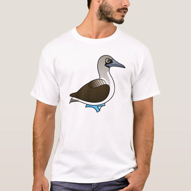 Niedlicher Blau-füßiger Dummkopf T-Shirt (Vorderseite)