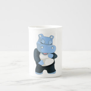 NIEDLICHER BLAUE HIPPO PROZELLANTASSE