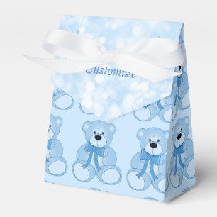 Niedlicher blauer geschenkschachtel