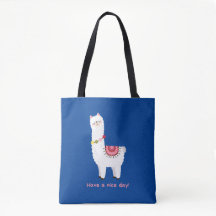 Niedlicher blauer Llama Alpaca Lama