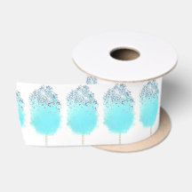 niedlicher blauer und silberner Glitzer aus Baumwo