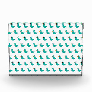 Niedlicher Blauvogel Fotoblock