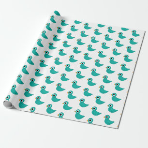 Niedlicher Blauvogel Geschenkpapier