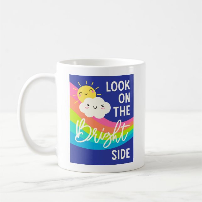 Niedlicher Blick auf die rechte Seite Kaffeetasse (Links)