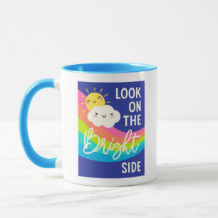 Niedlicher Blick auf die rechte Seite Tasse