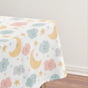 Niedlicher Blick in das Himmelsmuster Tischdecke