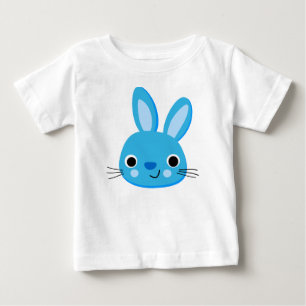 Niedlicher Blue Rabbit Baby Boy T - Shirt