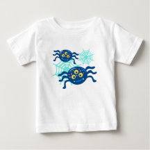Niedlicher Blue Spider Halloween Clip Art Graphic