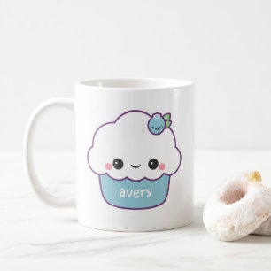Niedlicher Blueberry Kaffeetasse