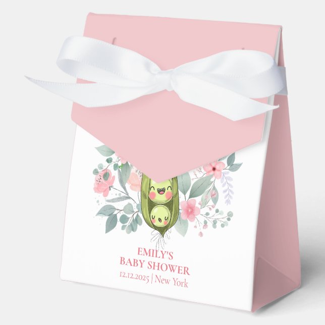 Niedlicher Blumengarten Süßerbse im Pod-Kinderdusc Geschenkschachtel (Vorderseite)