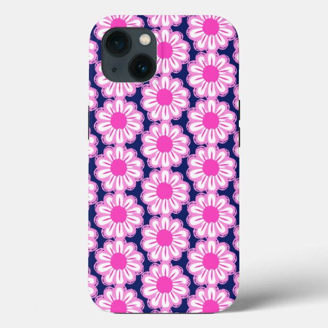Niedlicher Blumenhintergrund Case-Mate iPhone Hülle (Rückseite)