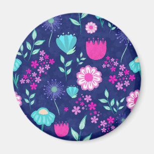 Niedlicher Blumenhintergrund Magnet