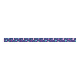 Niedlicher Blumenhintergrund Ripsband